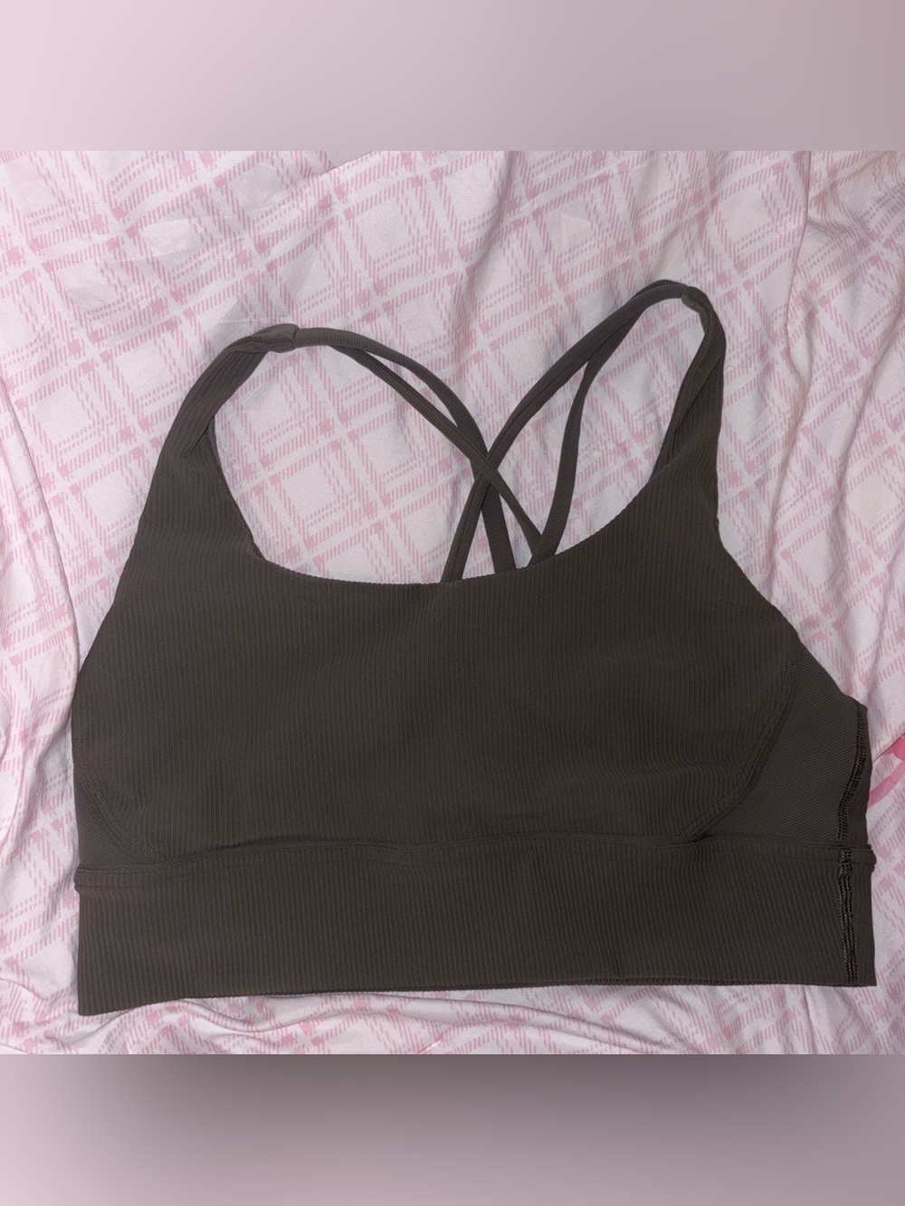 Olive Green Lululemon Sports Bra